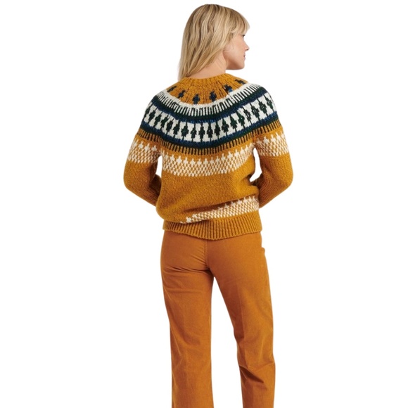 Lucky Brand Wool Blend Bold Fair Isle Sweater - Picture 3 of 16